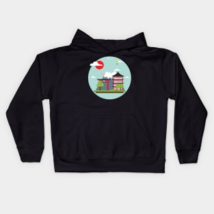 The land of the rising Sun Kids Hoodie